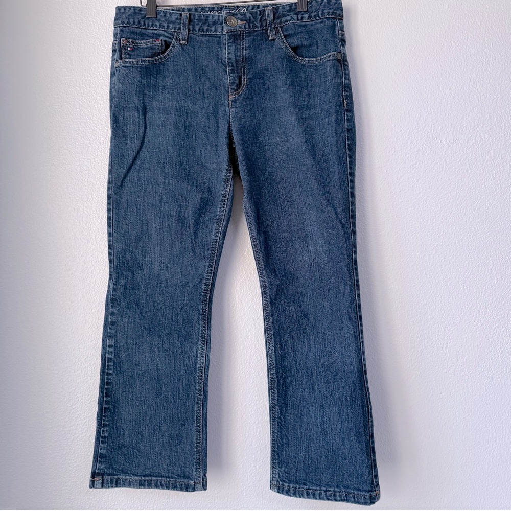 Tommy Hilfiger Classic Hope Boot Jeans Med/Dark Wash Ladies Size 12